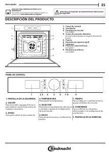 Manual de uso Bauknecht BIK5 DP8FS PT Horno