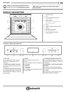 Manual Bauknecht BIK7 CHC8TS PT Oven