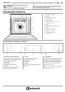 Manuale Bauknecht BIK7 CP8VS PT Forno