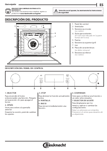 Manual de uso Bauknecht BIK7 CP8VS PT Horno