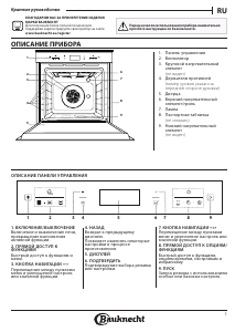 Руководство Bauknecht BIK7 CPC8TS PT духовой шкаф