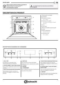 Mode d’emploi Bauknecht BIK7 CSH8TS PT Four