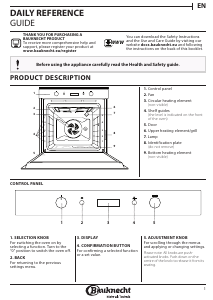 Manual Bauknecht BIK7 EH8VS PT Oven