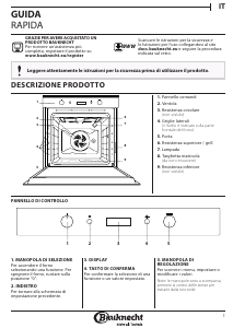 Manuale Bauknecht BIK7 EN8VS PT CH Forno