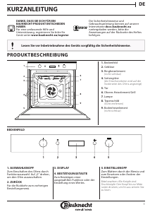 Bedienungsanleitung Bauknecht BIK7 EN8VS PT CH Backofen