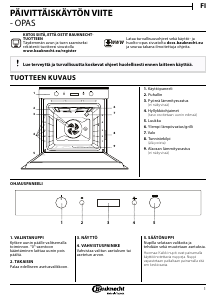 Käyttöohje Bauknecht BIK7 EP8VS PT Uuni