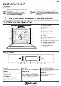 Manual de uso Bauknecht BIK9 MH8TS3 PT Horno