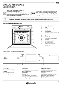 Bruksanvisning Bauknecht BIK9 PPH8TS2 PT Ovn