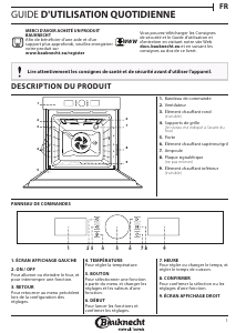 Mode d’emploi Bauknecht BIR4 DH8F2 PT Four