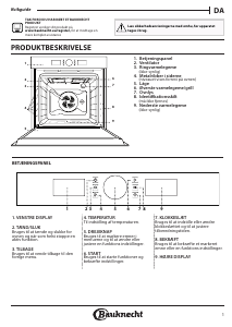 Brugsanvisning Bauknecht BIR4 DP8FS3 PT Ovn