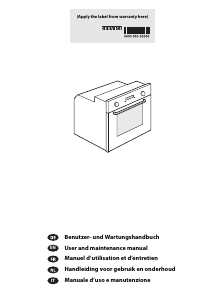 Manual Bauknecht BLCK 8250 IN Oven