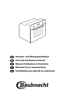 Manual Bauknecht BLPMS 8100 IXL Oven