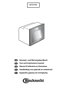 Manual Bauknecht BLTC 8100/ES/R Oven