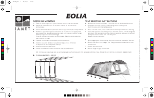 Mode d’emploi Jamet Eolia Tente