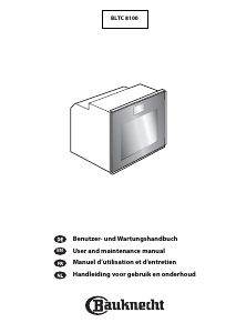 Manual Bauknecht BLTC 8100/EW/R Oven