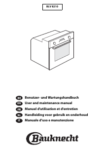 Manual Bauknecht BLV 8210/ES Oven