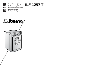 Brugsanvisning Iberna ILF 1257 T Vaskemaskine