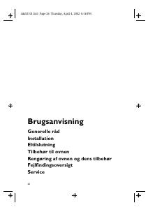 Brugsanvisning Bauknecht BLZH 5500/01 AL-ST Ovn
