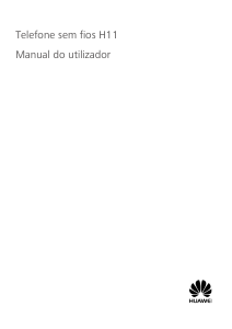 Manual Huawei H11 Telefone sem fio