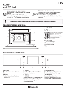 Bedienungsanleitung Bauknecht ECSK9 P845 BM Backofen