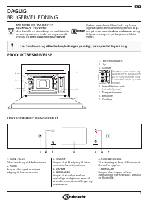 Brugsanvisning Bauknecht ECSK9 P845 BM Ovn