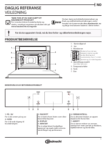 Bruksanvisning Bauknecht ECSK9 P845 PT Ovn