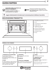 Manuale Bauknecht ECSR6 8845 PT Forno