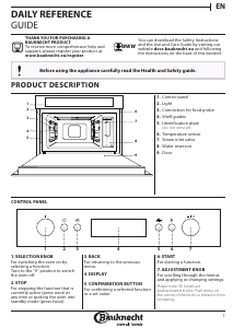 Manual Bauknecht ECSR6 8845 PT Oven