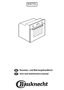 Manual Bauknecht ELCE 7153 ES Oven