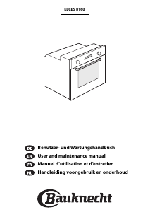 Handleiding Bauknecht ELCES 8160 PT Oven