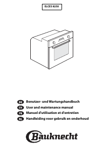 Handleiding Bauknecht ELCES 8250 IN Oven