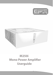 Manual GamuT M250i Mono Amplifier