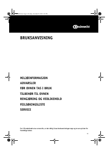 Bruksanvisning Bauknecht ELZD 5960 AL-ST Ovn