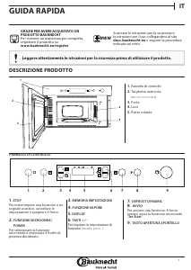 Manuale Bauknecht EMNK7 2238 PT Forno