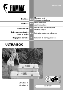 Manuale Fiamma Ultra-Box 2 Box da tetto
