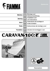 Bedienungsanleitung Fiamma CaravanStore Vorzelt