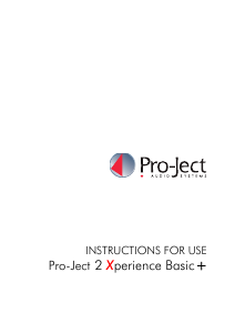 Handleiding Pro-Ject 2Xperience Basic+ Platenspeler