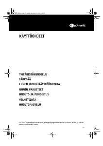 Käyttöohje Bauknecht ESN 5860 BR Uuni