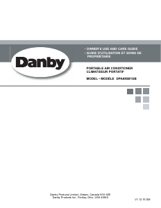 Mode d’emploi Danby DPA085B1GB Climatiseur