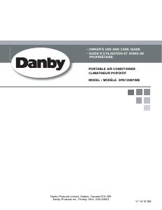 Mode d’emploi Danby DPA120B1WB Climatiseur