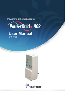 Manual Comtrend PowerGrid 902 Powerline Adapter