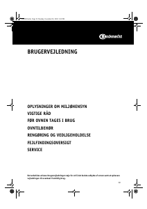 Brugsanvisning Bauknecht ESZ 5860 IN Ovn
