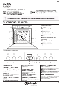 Manuale Bauknecht HIK3 KI8V IN Forno