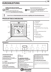 Bedienungsanleitung Bauknecht HIK3 KI8V IN Backofen