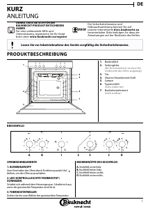 Bedienungsanleitung Bauknecht HIK3 NN3F IN CH Backofen