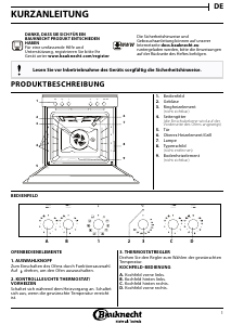 Bedienungsanleitung Bauknecht HIK3 NN8F WS CH Backofen