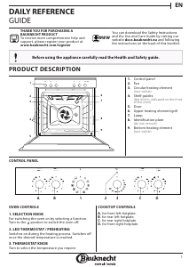 Manual Bauknecht HIK3 NN8F WS CH Oven