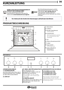 Bedienungsanleitung Bauknecht HIK5 EN8VS PT CH Backofen