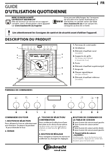 Mode d’emploi Bauknecht HIR4 EI8VS3 PT Four