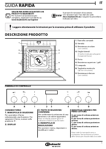 Manuale Bauknecht HIR4 EP8V2 PT Forno